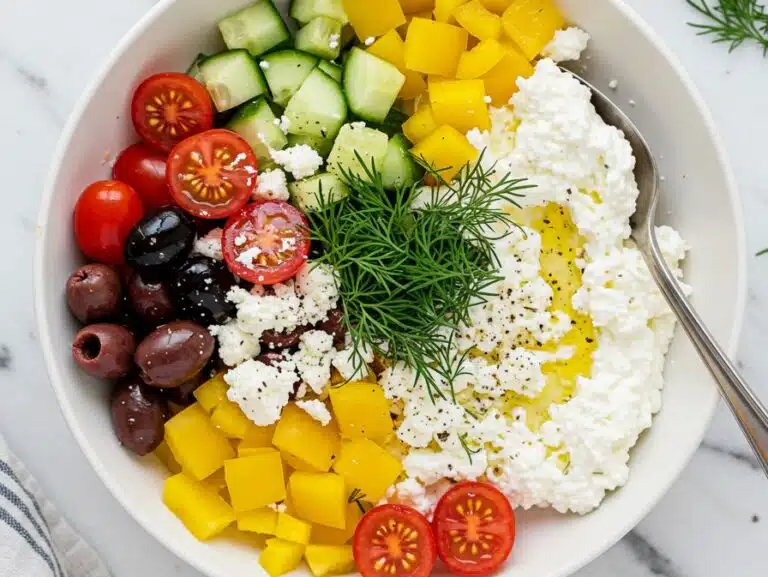 Greek cottage cheese bowl fi