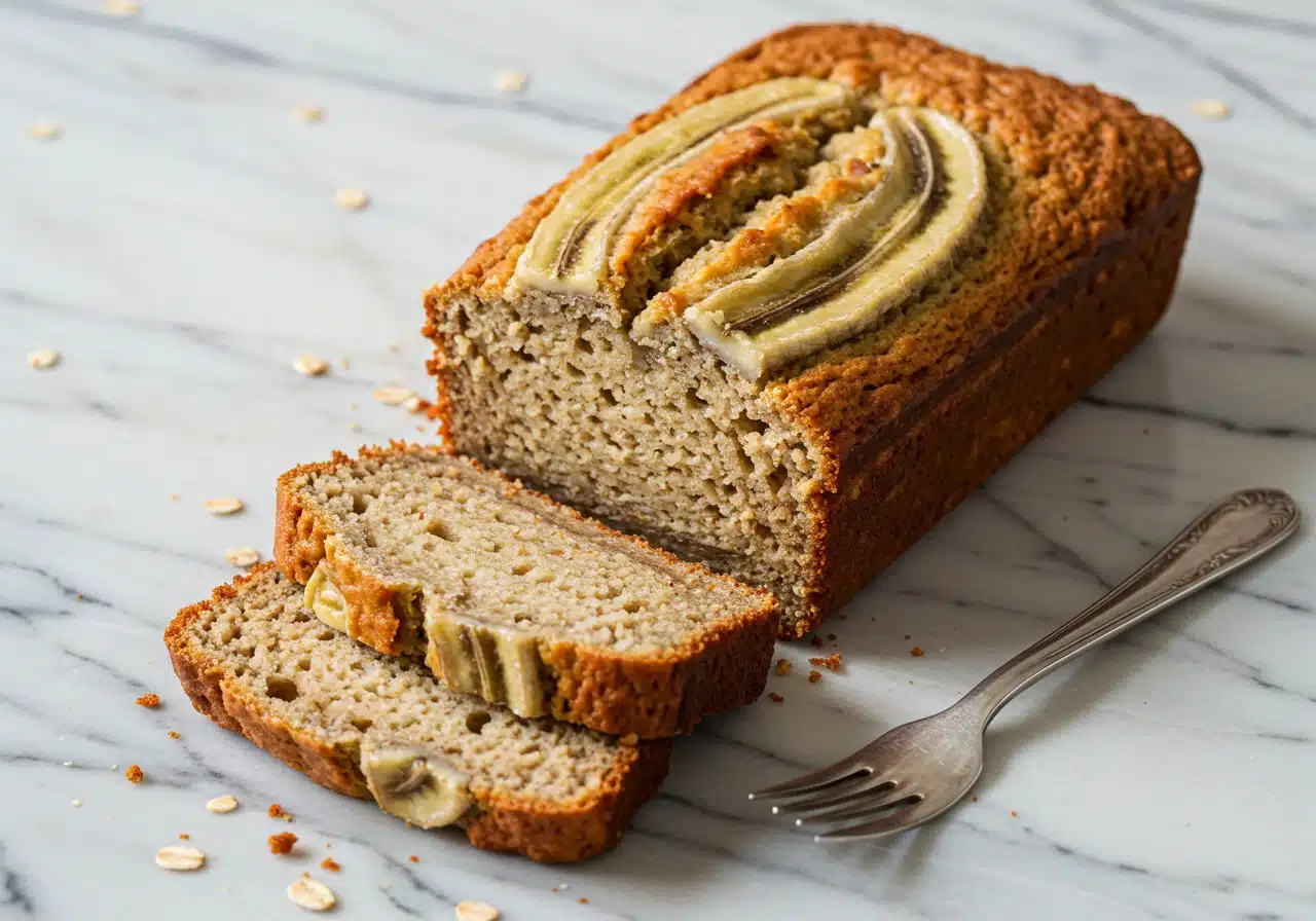 Cottage Cheese Banana Bread with Oat Flour