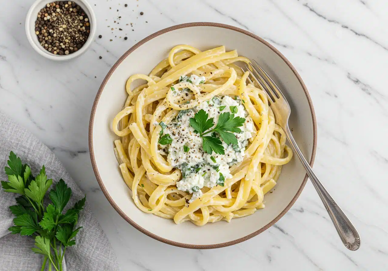 High Protein Cottage Cheese Pasta Sauce