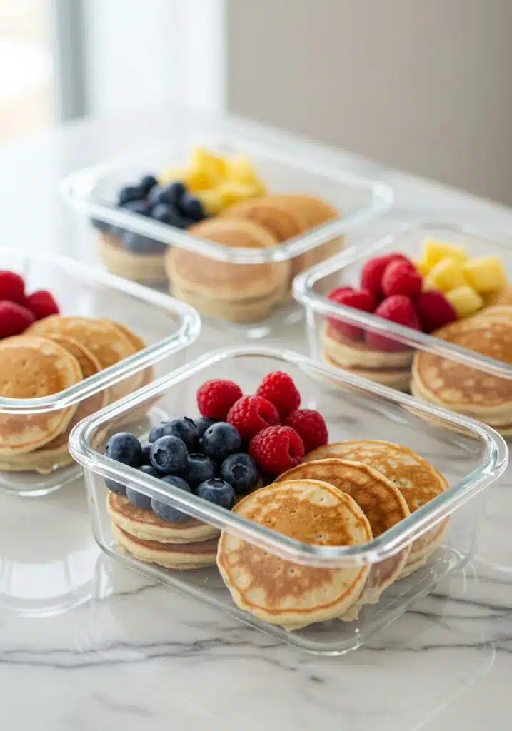 How to Store & Meal Prep Protein Pancakes with Cottage Cheese