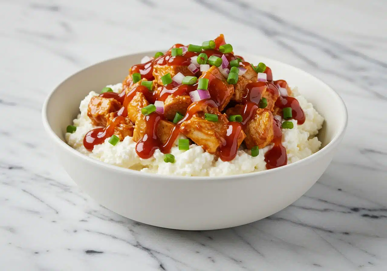 Cottage Cheese BBQ Chicken Bowl Recipe