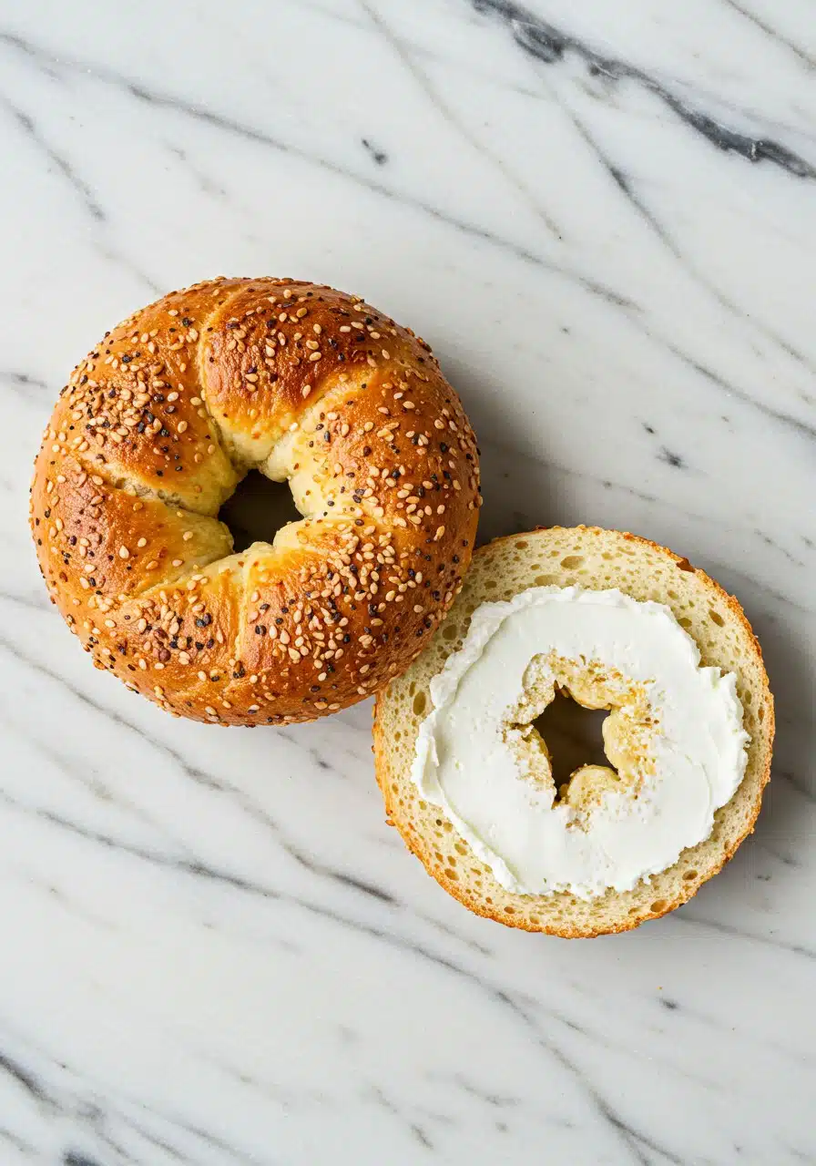 2 ingredient cottage cheese bagel