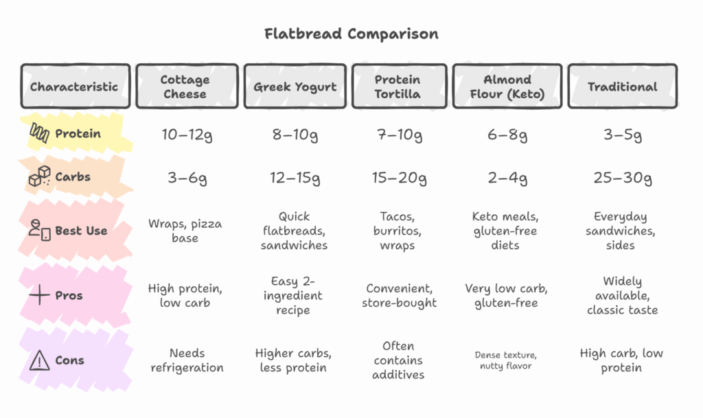 Flatbread Comparison