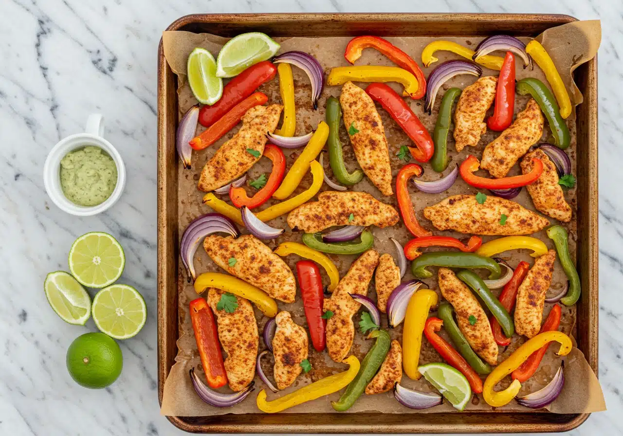High-Protein Sheet Pan Fajitas Meal Prep