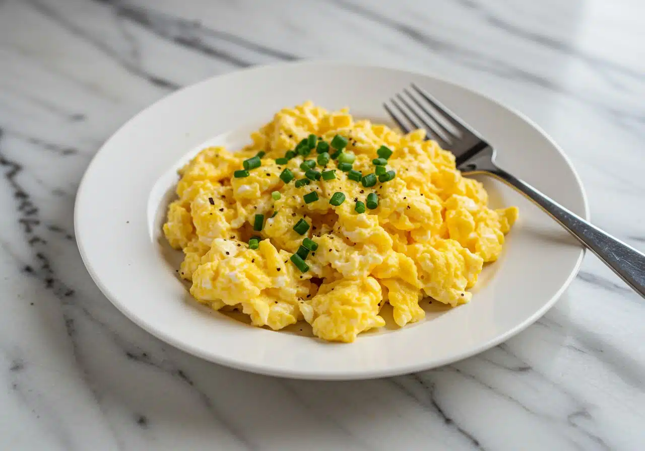 high protein scrambled eggs