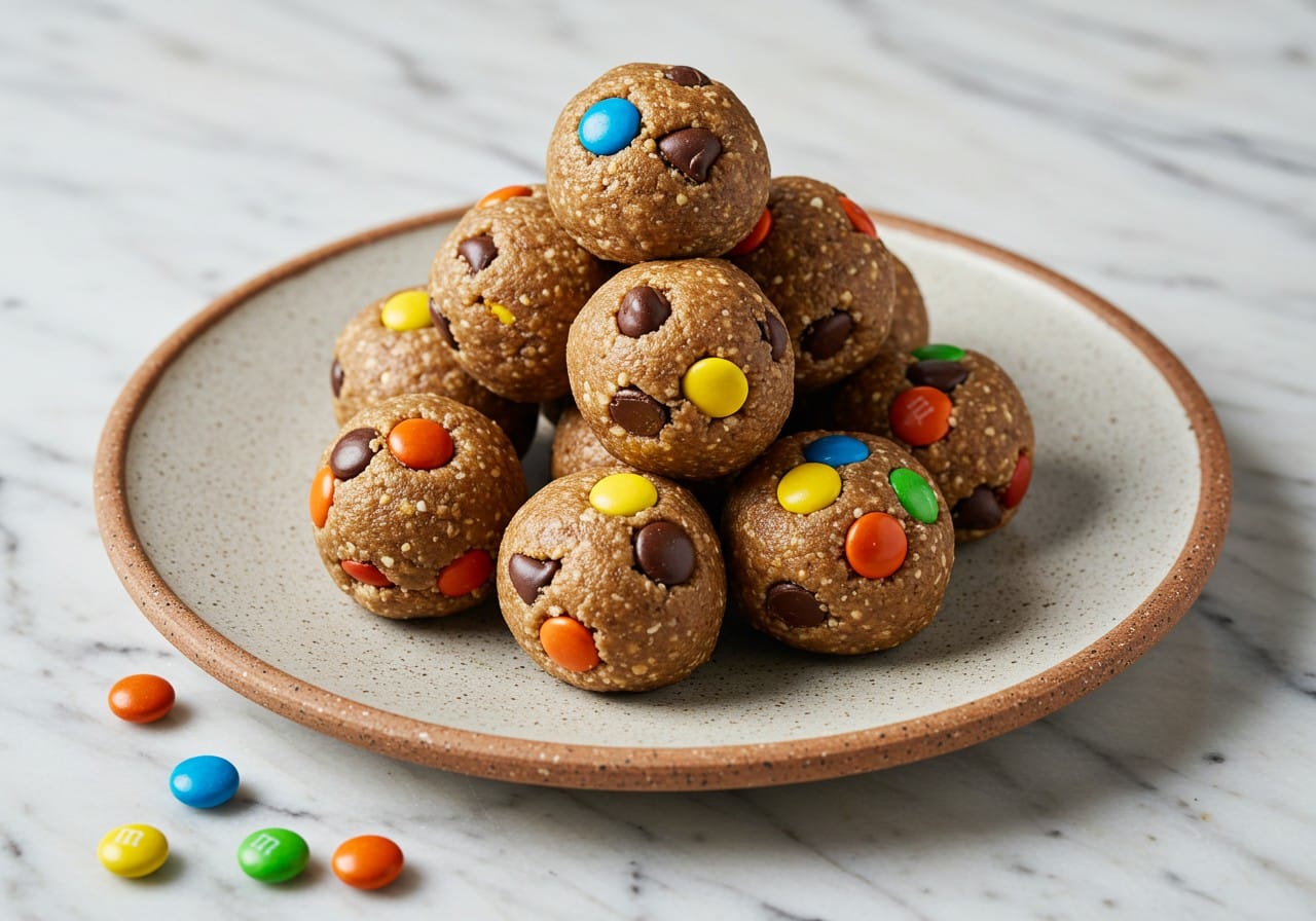 monster cookie protein balls