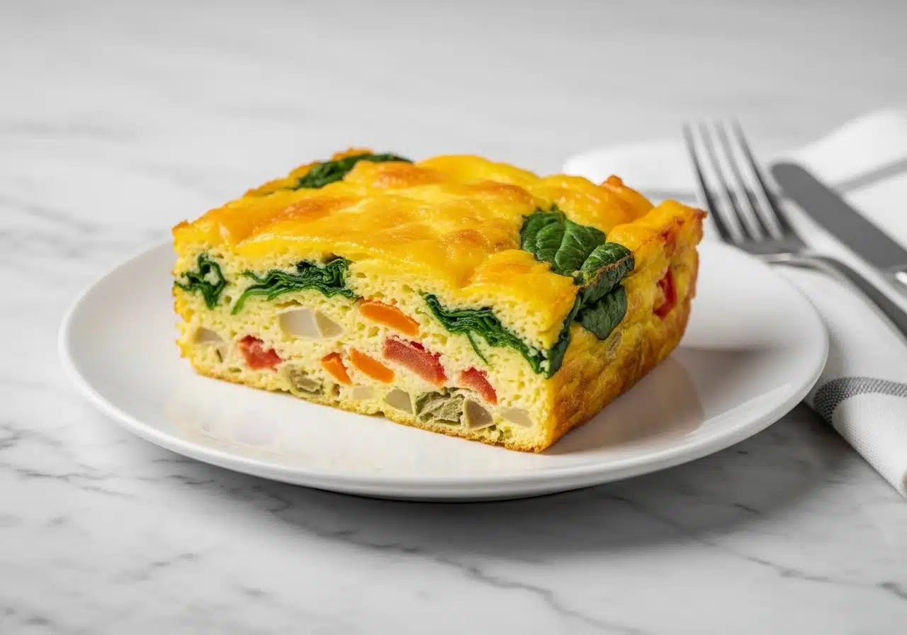 High-Protein Cottage Cheese Egg Bake
